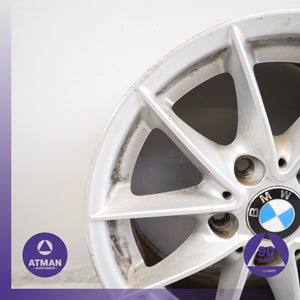 BMW E88 128i 135i 7 x 16 16" Style 360 Wheel Rim Silver 36116795207 OEM