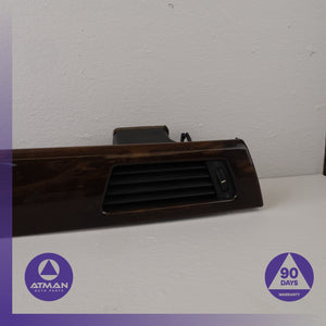 BMW E90 328i 335i Dashboard A/C AC Air Vent Grille Wood Trim w/ Switch OEM