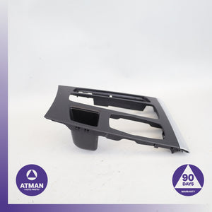 14-18 BMW F15 X5 Center Console Shifter Cover Panel Trim Bezel OEM