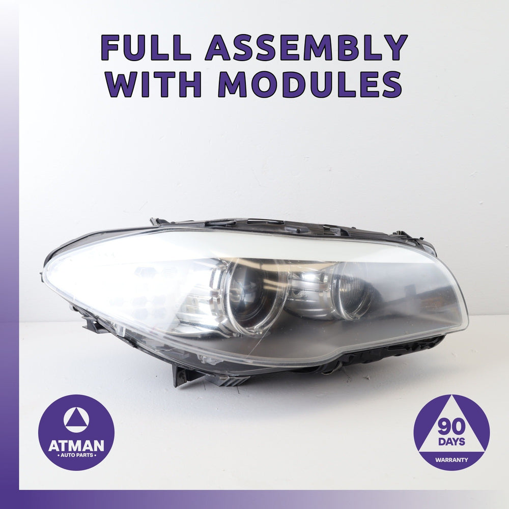 11-13 BMW F10 550i 528i 535i Right Xenon AHL Adaptive Headlight Lamp OEM