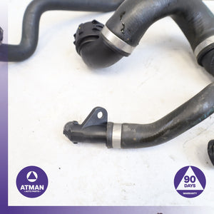 BMW E93 328i Engine Cooling Radiator Thermostat Hose Line Set OEM