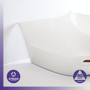 16-18 BMW F30 330i 328i 330e Rear Bumper Cover Panel White 7384603 OEM 68k
