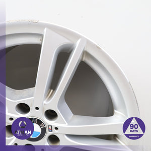 BMW F25 X3 X4 8.5 x 19 19" Style 369 Wheel Rim Silver 7844250 OEM