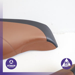 13-19 BMW F06 650i Rear Left &amp; Right Seat Cushion Bolster Set Brown OEM