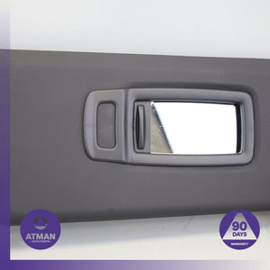 BMW G01 X3 X4M X4 Left Driver Side Sunvisor Sun Visor Black OEM