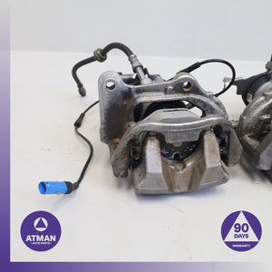 17-24 BMW G30 530e X3 Rear Left & Right Side Brake Caliper Set w/ Actuator OEM