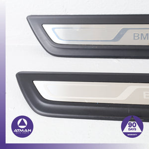 11-18 BMW F25 X3 X4 Front Door Sill Trim Entry Set 51477354251 OEM — photo 5