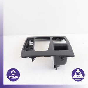 14-18 BMW F15 X5 Center Console Shifter Cover Panel Trim Bezel OEM