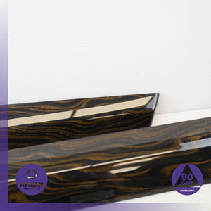 BMW F25 X3 Front &amp; Rear Interior Door Cover Trim Wood Set OEM