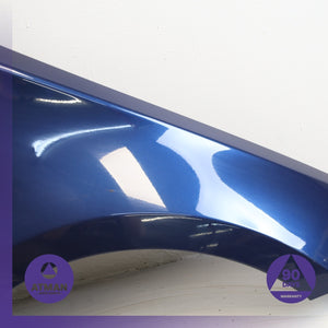08-13 BMW E82 128i Front Right Side Fender Cover Panel Blue 41357133228 OEM 77k