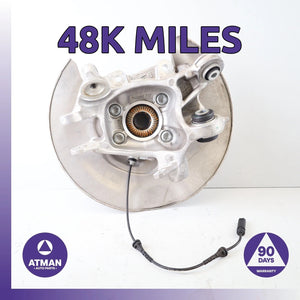 21-26 BMW G22 M440i 430i Rear Left Spindle Knuckle Hub w/ Shield OEM 48k