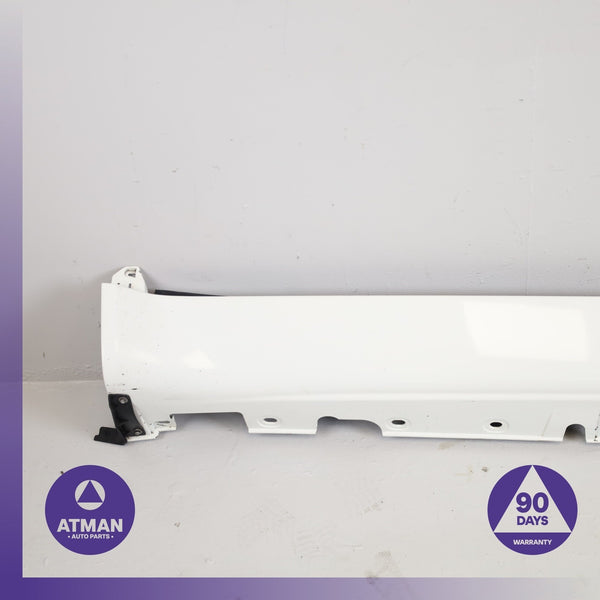 09-13 BMW E70 X5M M-Sport Right Side Skirt Rocker Molding Trim Panel White OEM