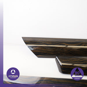 BMW F25 X3 Front &amp; Rear Interior Door Cover Trim Wood Set OEM