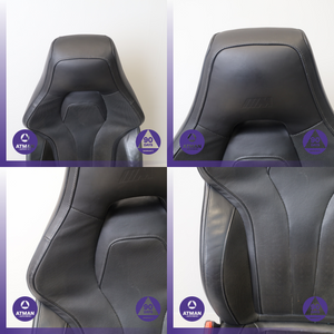14-19 BMW F86 X6M X5M Left Driver Seat Cushion Assembly Merino Black OEM
