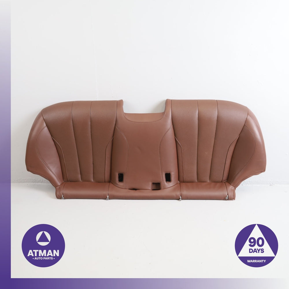 13-19 BMW F06 650i 640i Rear Lower Bench Seat Cushion Nappa Leather Brown OEM