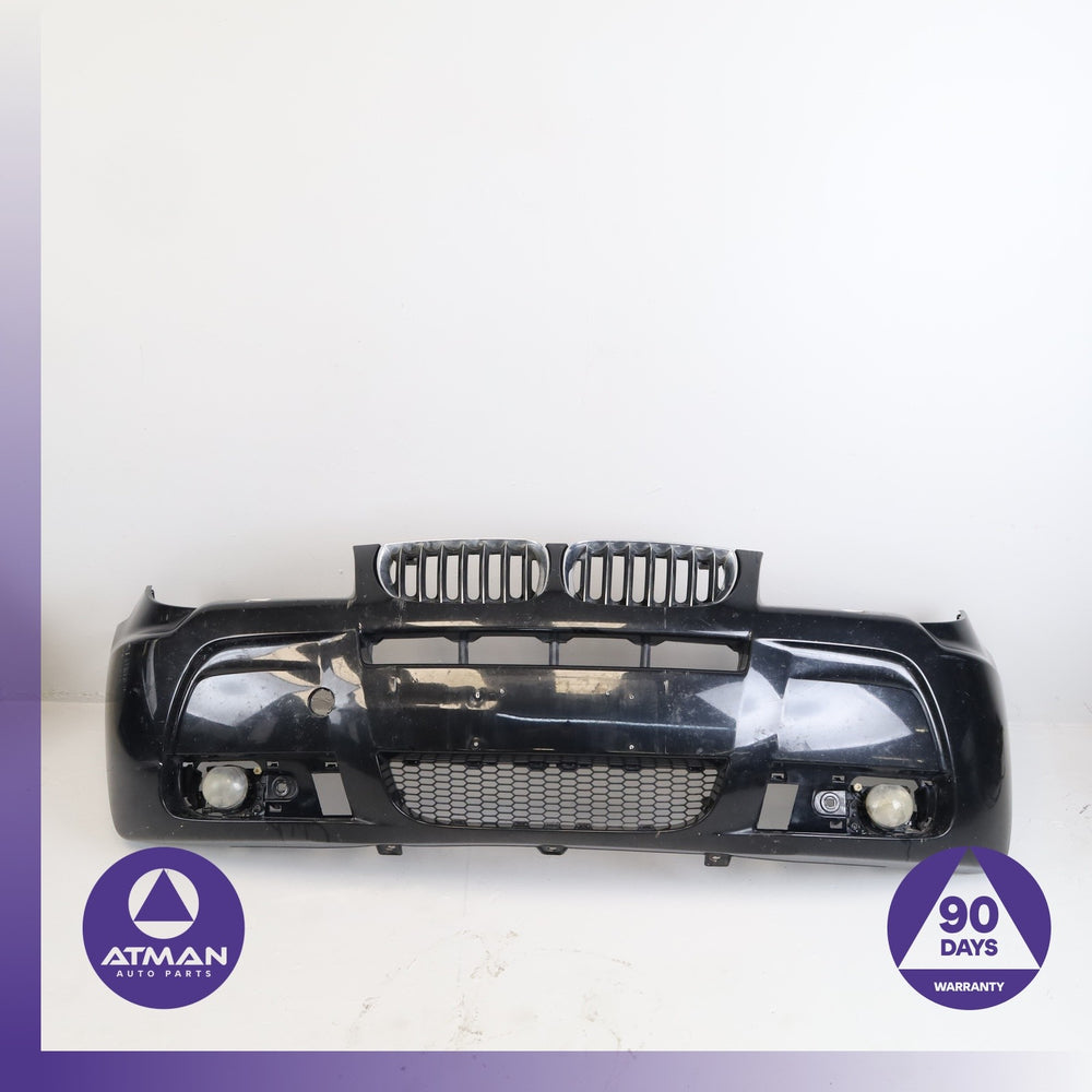 04-06 BMW E83 X3 M-Sport Front Bumper Cover Panel Black OEM