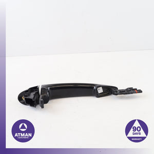 BMW E70 X5 Rear Right Exterior Door Handle w/ Keyless Go Black OEM
