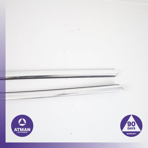 BMW F12 650i 640i Front Left &amp; Right Door Panel Molding Set Chrome OEM