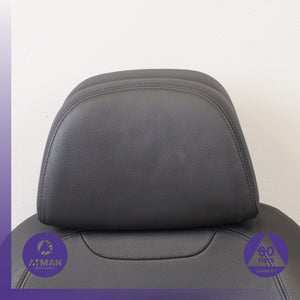 14-18 BMW F15 X5 Front Left Top Upper Seat Cushion w/ Headrest Black OEM