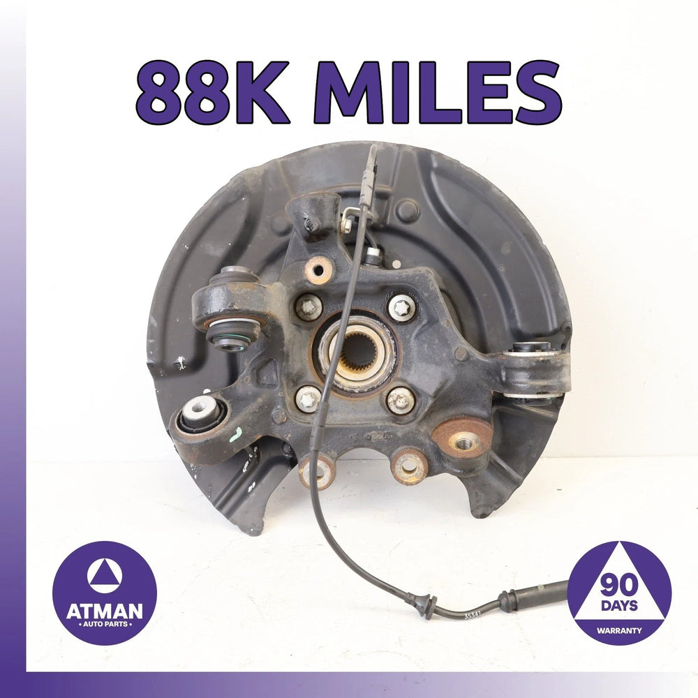 BMW F25 X3 X4 Rear Left Side Spindle Knuckle Hub w/ Shield OEM