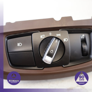 BMW F15 X5 X6 Dash Headlight Head Light Control Switch OEM