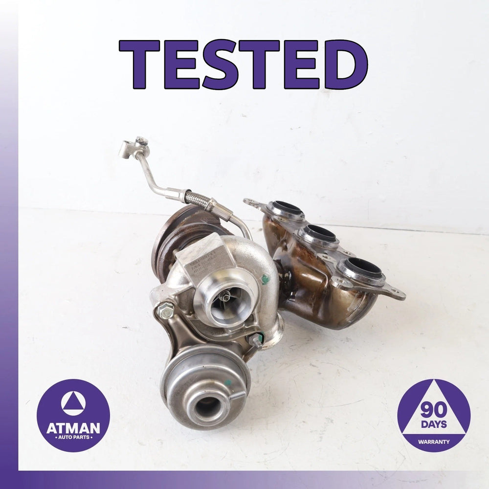 08-10 BMW E60 535i 3.0L I6 N54 Rear Engine Turbocharger Manifold Garrett OEM