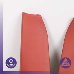 20-25 BMW F98 X4M Rear Left &amp; Right Seat Cover Bolster Set Leather Red OEM