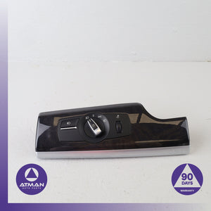 09-15 BMW F02 750i 740i Headlight Headlamp Control Switch w/ Trim 6803960 OEM