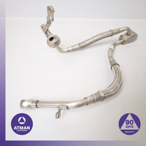 BMW G30 M550i 4.4L V8 N63 Right &amp; Left Turbocharger Coolant Line Set OEM