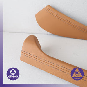 BMW G05 X5 X5M Front Center Console Knee Cover Panel Trim Set Brown OEM 55k — photo 5