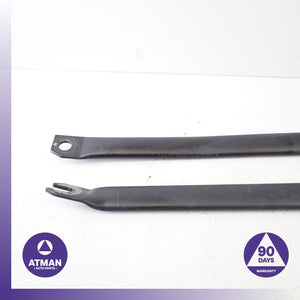 BMW E88 128i 135i Front Right &amp; Left Bay V Brace Support Strut Set OEM