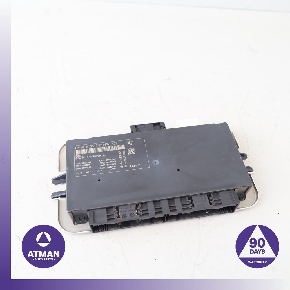 BMW F10 550i X3 Footwell Light Control Module Computer 61359290014 OEM