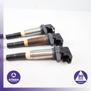 BMW F15 X5 X6 M235i Engine Motor Ignition Coil Set of 6 12138616153 OEM