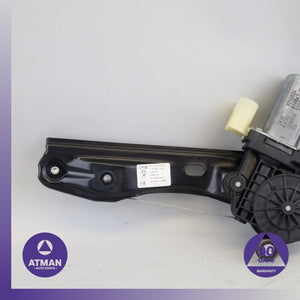 12-18 BMW F30 320i 328i 335i Rear Left Driver Side Window Regulator OEM