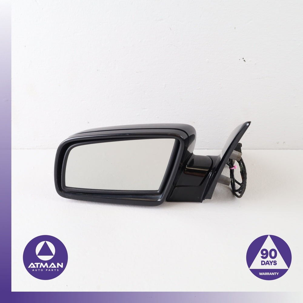 06-10 BMW E64 650i Left Driver Side Rear View Door Mirror Black OEM