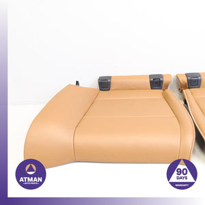 07-13 BMW E93 328i Convertible Rear Seat Lower Cushion Cover Set Brown OEM