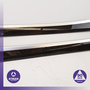 BMW F10 535i Front Left &amp; Right Door Trim Wood Set 51417225552 OEM — photo 6