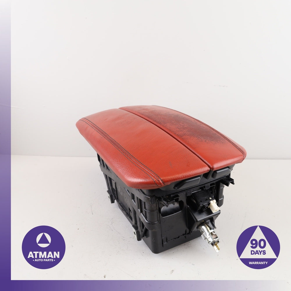 BMW F16 X6 Front Center Console Armrest Arm Rest Red 51169323626 OEM
