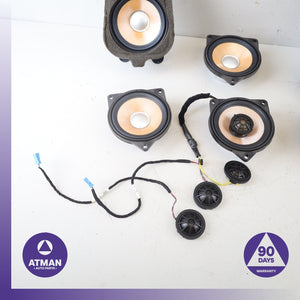 07-14 BMW E70 X5M X5 X6 Top Hi-Fi Individual Audio Sound Speaker Tweeter Set OEM