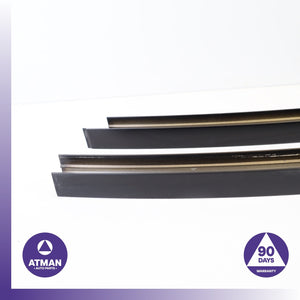 BMW F10 535i Rear Left &amp; Right Door Window Molding Trim Set 51357182296 OEM
