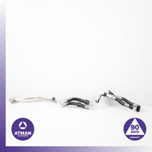 BMW F12 650i A/T AT Transmission Oil Cooler Pipe Line Set 17227592401 OEM