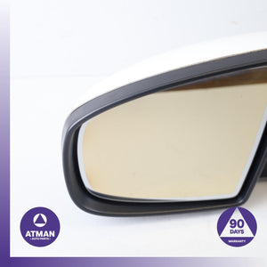 10-13 BMW E70 X5M M-Sport Left Side Rear View Door Mirror w/ Camera White OEM
