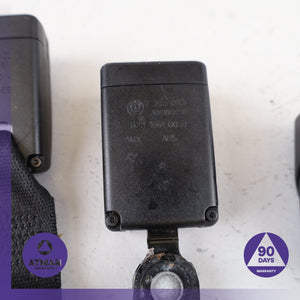 BMW F16 X6 X6M Rear Seatbelt Seat Belt Buckle Set Black OEM