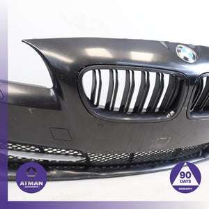 11-13 BMW F10 550i 528i Front Bumper Cover Panel Black OEM