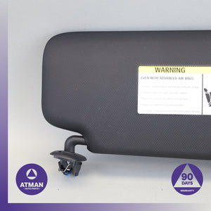 BMW F98 X4M X4 Right Passenger Side Sunvisor Sun Visor Black OEM 55k