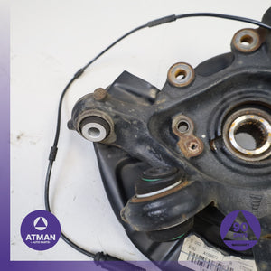 BMW F30 330e 330i Rear Right Spindle Knuckle Hub w/ Shield OEM 84k