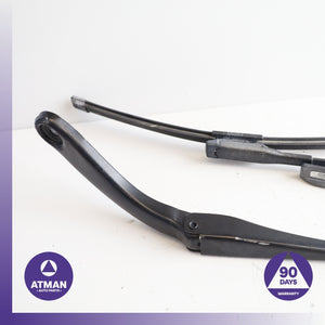 BMW F30 328i 320i Front Windshield Wiper Washer Arm Set OEM