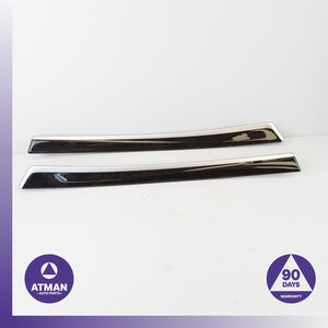 BMW F10 535i Front Left &amp; Right Door Trim Wood Set 51417225552 OEM