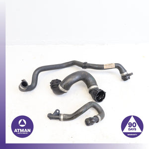 BMW E93 328i Engine Cooling Radiator Thermostat Hose Line Set OEM