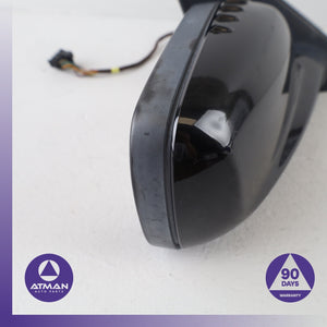 02-08 BMW E66 750i Right Side Exterior Door Mirror Black OEM